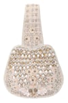 Shop_Fuchsia_Cream Embroidery, Sequins Beauty Potli Bag _at_Aza_Fashions