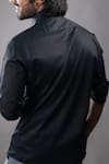 Shop_Hilo Design_Black Giza Cotton Pintuck Shirt _at_Aza_Fashions