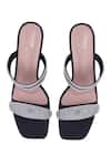 Shop_Adorn My Wish_Black Embellished Strappy Glitter Spool Heels _at_Aza_Fashions