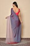 Shop_Naintara Bajaj_Multi Color Chiffon Solid Ombre Saree_at_Aza_Fashions