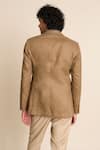 Shop_Gargee Designers_Beige 100% Linen Weekend Blazer _at_Aza_Fashions