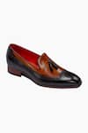 Shop_Amrit Dawani_Brown Longwing Brogue Shoes _at_Aza_Fashions