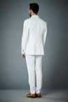 Shop_Gargee Designers_White Polyester Embellished Tape Galaxy Tuxedo Jacket And Pant Set _at_Aza_Fashions