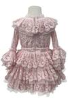 Shop_Jasmine And Alaia_Pink Harper Tiered Dress_at_Aza_Fashions
