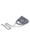 Shop_Adorn My Wish_Silver Embellished Crystal Bead Handbag _at_Aza_Fashions
