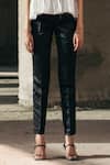Shop_AKHL_Black Banana Crepe Pencil Trousers _at_Aza_Fashions