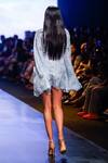 Shop_Nachiket Barve_Blue Organza Lining Tussar Embroidery Galaxy Cape Sleeve Jacket  _at_Aza_Fashions