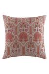 Shop Khaabka Pink Chanderi Silk Embroidery Floral Pattern Cushion Cover - Set Of 2 at Aza Fashions Shop_Khaabka_Pink Chanderi Silk Embroidery Floral Pattern Cushion Cover - Set Of 2_at_Aza_Fashions
