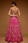Shop_Neeta Lulla_Pink Belle Embellished Lehenga Set_at_Aza_Fashions