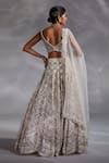 Divya Aggarwal Off White Blouse And Lehenga Silk, Dupatta Organza Crystal, Dorian Bridal Set Online at Aza Fashions Divya Aggarwal_Off White Blouse And Lehenga Silk, Dupatta Organza Crystal, Dorian Bridal Set _Online_at_Aza_Fashions