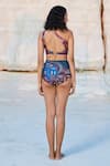 Shop_Tizzi_Blue Wonder Fabric 80% Polyamide 20% Elastane Print Rebellious Bikini Set _at_Aza_Fashions