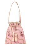 Shop_Fuchsia_Pink Dreams Silk Potli Bag _at_Aza_Fashions