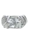 Shop_Trov_Silver Embellished Lex Stone Bag _at_Aza_Fashions