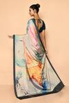 Shop_Naintara Bajaj_Multi Color Crepe Printed Digital Abstract Saree_at_Aza_Fashions