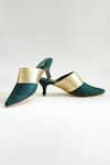 Shop_THE ALTER_Green Jane Textured Stiletto Heels _at_Aza_Fashions