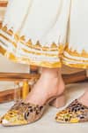 Shop_Urbansway_Beige Embroidery Acrylic Mirror Pointed Toe Mules _at_Aza_Fashions