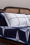 Shop_Kyoona_Blue 100% Cotton Print Holy Azulejos Bedsheet Set _at_Aza_Fashions