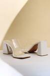 Shop_Myra_White Transparent Strap Block Heels_at_Aza_Fashions