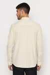 Shop_Lacquer Embassy_Green Cotton Embroidery Watling Shirt _at_Aza_Fashions