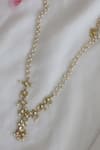 Buy_Do Taara_Gold Plated Pearl Kundan Necklace _at_Aza_Fashions