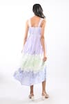 Shop_Itara_Purple Cotton Plain Square Neck Pleated Bodice Maxi Dress _at_Aza_Fashions