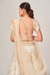 Shop_Tamaraa By Tahani_Off White Silk Embellished Sequins Square Miranda Floral Crystal Lehenga Set _at_Aza_Fashions