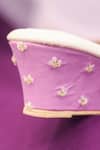 Shop_Around Always_Purple Embroidery June Glass Bead Wedges _at_Aza_Fashions