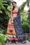 Buy_Geisha Designs_Multi Color Printed Lehenga Set _at_Aza_Fashions