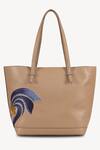 Shop_Aranyani_Beige Embellished Tote_at_Aza_Fashions