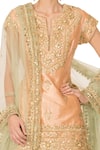 Preeti S Kapoor_Peach Embellished Sharara Set _Online_at_Aza_Fashions