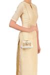 Shop_Puneet Gupta_White Zardozi Work Embroidered Clutch _at_Aza_Fashions