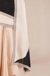 AMPM_Black Amelia Color Block Scarf _Online_at_Aza_Fashions