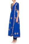 Buy_Latha Puttanna_Blue Embroidered Anarkali Set_Online_at_Aza_Fashions