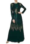 Shop_Huemn_Green Embellished Gown For Women_Online_at_Aza_Fashions