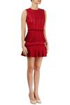 Ankita_Red Pleated Short Dress For Women_Online_at_Aza_Fashions