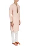 Unit By Rajat Suri Pink Embroidered Kurta Online at Aza Fashions Unit By Rajat Suri_Pink Embroidered Kurta_Online_at_Aza_Fashions