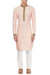 Shop Unit By Rajat Suri Pink Embroidered Kurta Online at Aza Fashions Shop_Unit By Rajat Suri_Pink Embroidered Kurta_Online_at_Aza_Fashions
