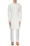 Shop Unit By Rajat Suri White Button Down Kurta Online at Aza Fashions Shop_Unit By Rajat Suri_White Button Down Kurta_Online_at_Aza_Fashions