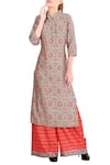 Buy_Soup By Sougat Paul_Red Printed Kurta Set _at_Aza_Fashions