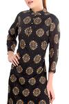 Buy_Soup by Sougat Paul_White Grey And Off Printed Kurta Set  _Online_at_Aza_Fashions