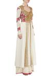 Neha Khullar_White Embroidered Palazzo Set For Women_Online_at_Aza_Fashions