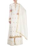 Buy_Neha Khullar_White Embroidered Kurta Set For Women_at_Aza_Fashions