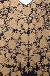 RI.Ritu Kumar_Black Nylon Net Floral Embellished Gown_at_Aza_Fashions