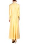 Shop_Rabani & Rakha_Lemon Yellow Kurta Set With Embroidery_at_Aza_Fashions