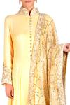 Buy_Rabani & Rakha_Lemon Yellow Kurta Set With Embroidery_Online_at_Aza_Fashions