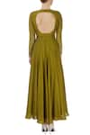 Shop_Priyanka Jain_Olive Green Embellished Palazzo Set _at_Aza_Fashions