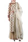 Buy_Nikasha_Beige Round Printed Kurta Sharara Set _at_Aza_Fashions
