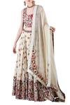 Buy_Nikasha_Beige Embellished Lehenga Set _at_Aza_Fashions