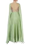 Shop_Neha Khullar_Green Pastel Embellished Anarkali Gown _at_Aza_Fashions