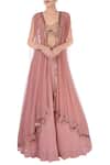 Buy_Esha Koul_Pink Onion Lehenga Set For Women_at_Aza_Fashions